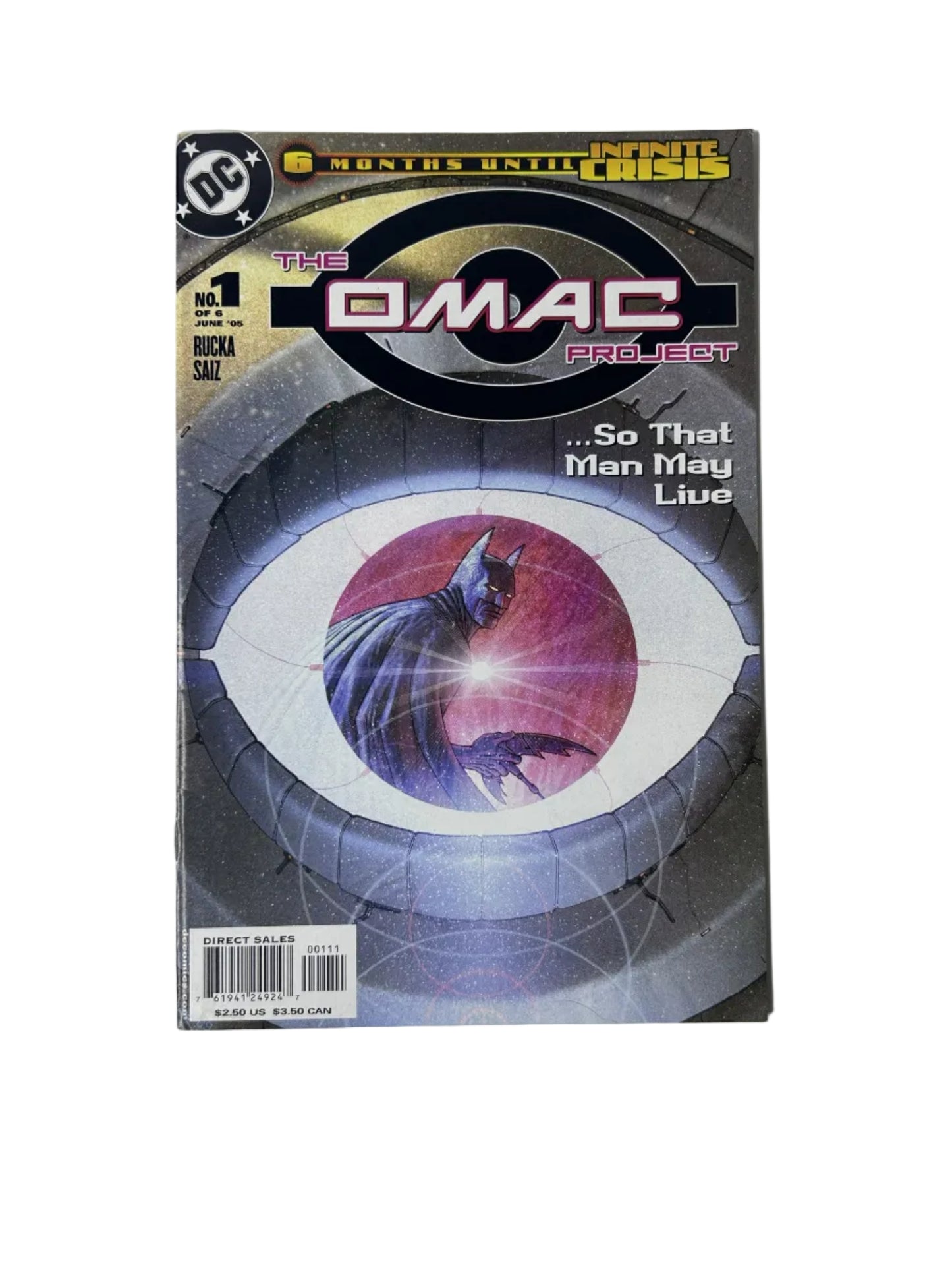 The OMAC Project #1 (of 6) — DC Comics Jun 2005, Infinite Crisis Lead-In — Rucka & Saiz (Single Issue)