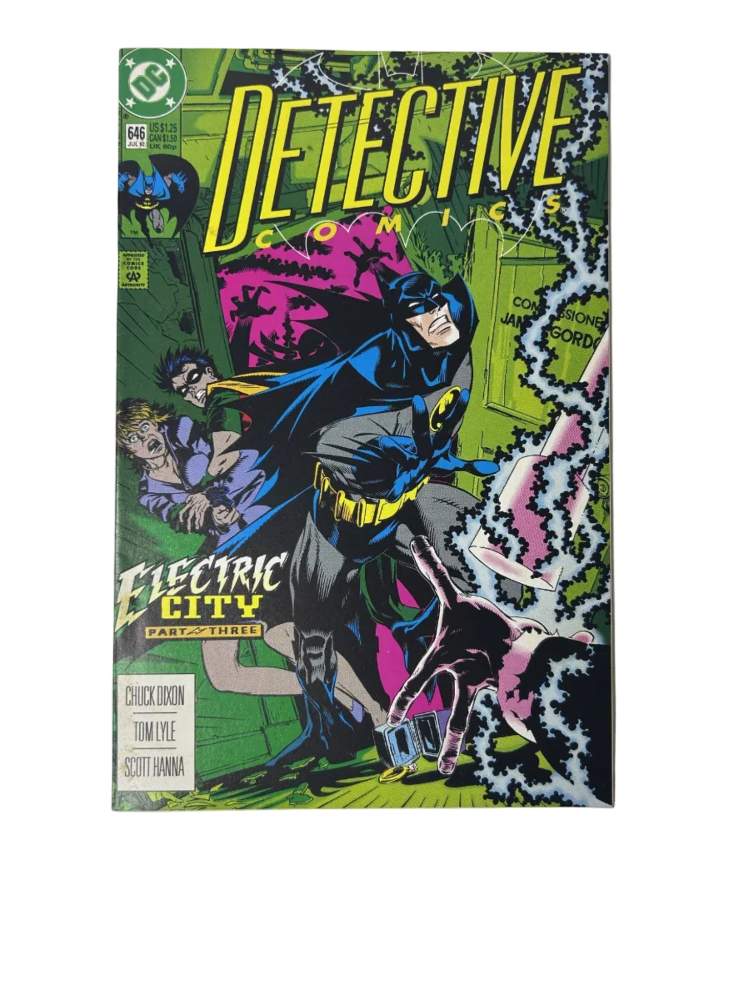 Detective Comics #646 — DC Comics Jul 1992, Electric City Part Three — Chuck Dixon & Tom Lyle (Single Issue)
