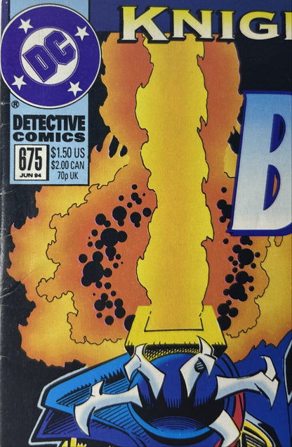Detective Comics #675 — DC Comics Jun 1994, Knightquest The Crusade — AzBats — Dixon, Nolan & Hanna (Single Issue)