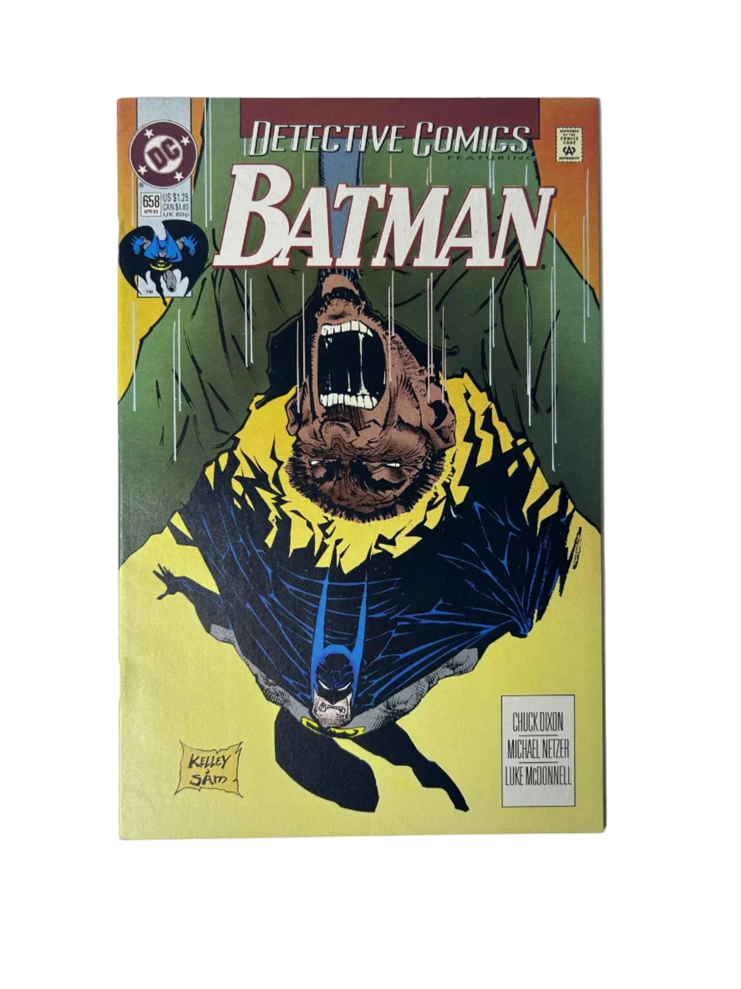 Detective Comics #658 - DC Comics Apr 1993, Knightfall Era — Kelley Jones Cover, Dixon & Netzer (Single Issue)