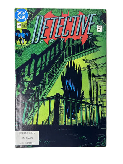 Detective Comics #630 - DC Comics Jun 1991, Stiletto Pursuit — Peter Milligan, Jim Aparo & Mike DeCarlo (Single Issue)