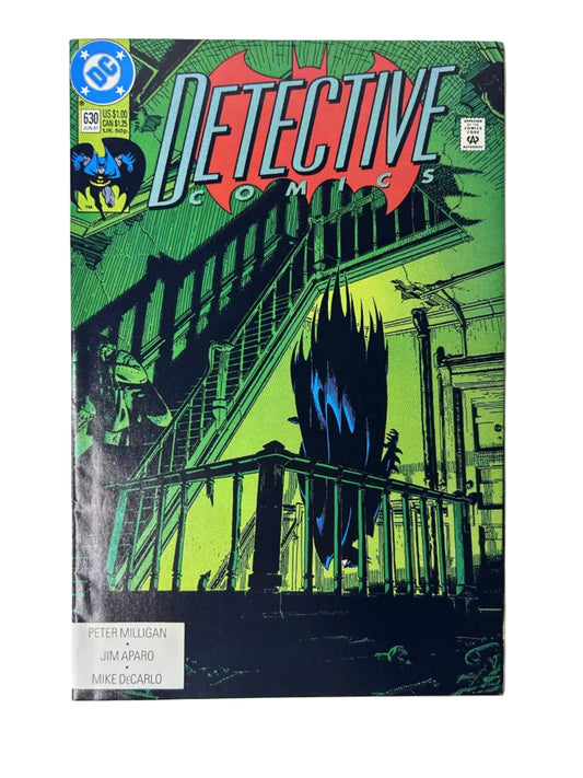 Detective Comics #630 - DC Comics Jun 1991, Stiletto Pursuit — Peter Milligan, Jim Aparo & Mike DeCarlo (Single Issue)