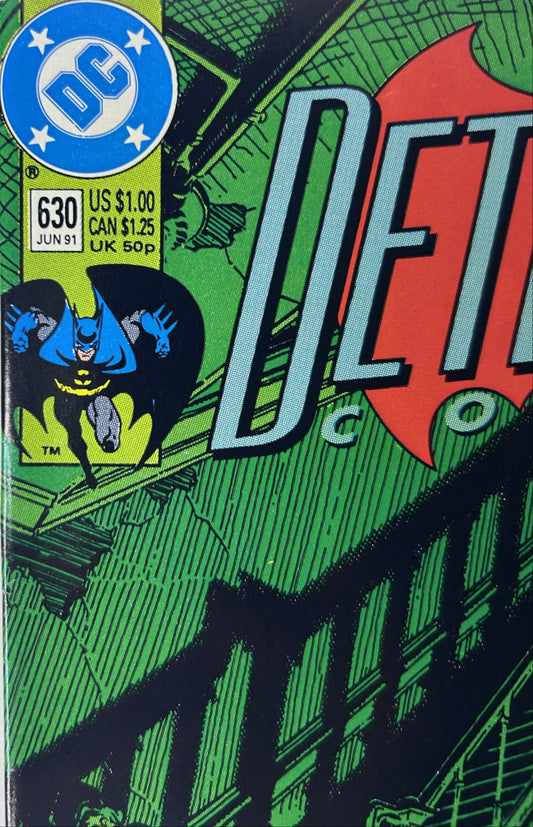 Detective Comics #630 - DC Comics Jun 1991, Stiletto Pursuit — Peter Milligan, Jim Aparo & Mike DeCarlo (Single Issue)
