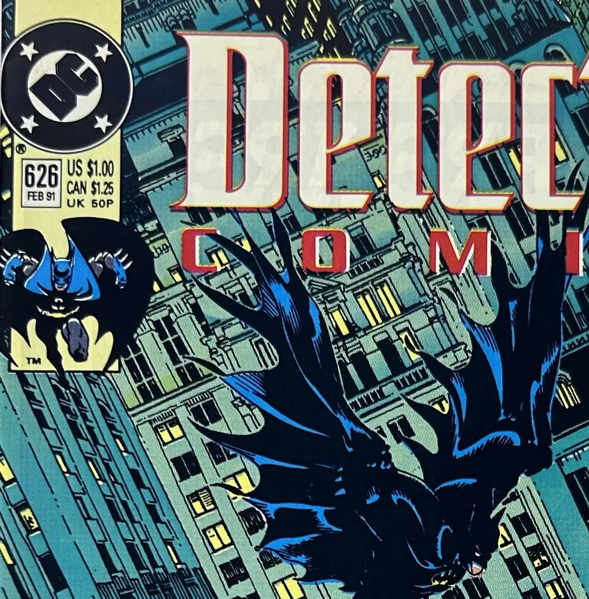 Detective Comics #626 - DC Comics Feb 1991, Guardsman Mob — Marv Wolfman, Jim Aparo & Mike DeCarlo (Single Issue)