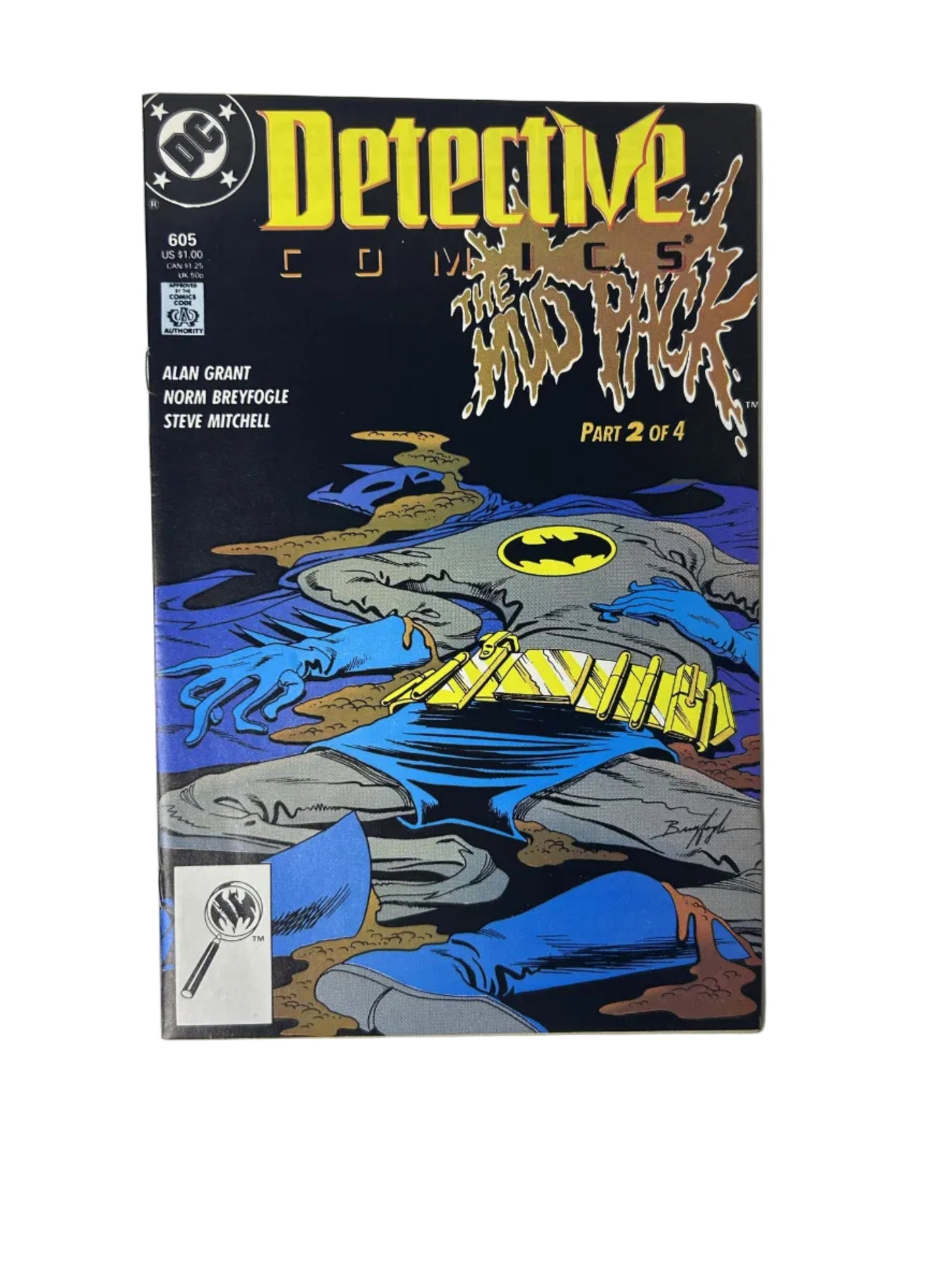 Detective Comics #605 - DC Comics 1989, 'The Mud Pack' Part 2 of 4 — Clayface Arc, Alan Grant & Norm Breyfogle (Single Issue)