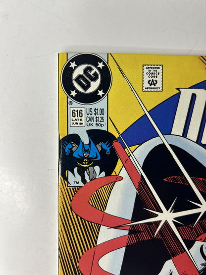 Batman in Detective Comics #616 — DC Comics Late Jun 1990, Newsstand Edition (Single Issue)