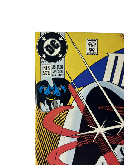 Batman in Detective Comics #616 — DC Comics Late Jun 1990, Newsstand Edition (Single Issue)