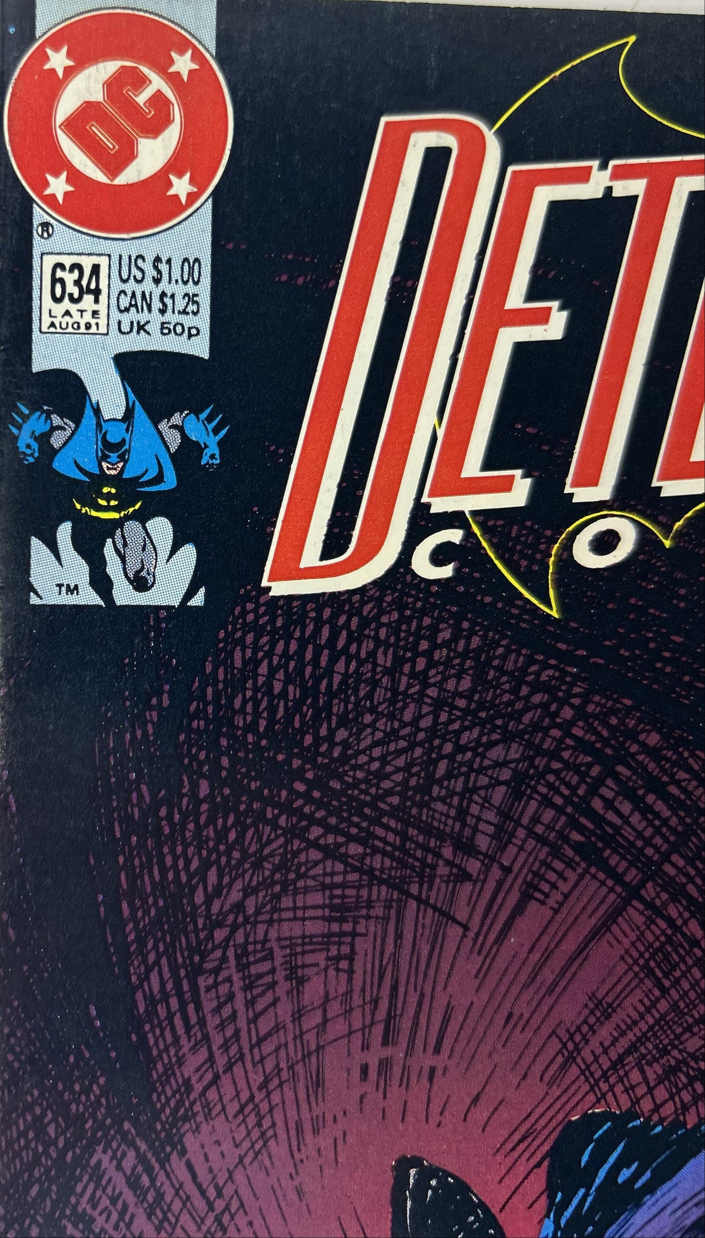 Detective Comics #634 — DC Comics Late Aug 1991, Puckett & McDonnell — Newsstand Edition (Single Issue)