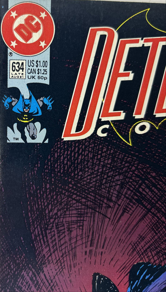 Detective Comics #634 — DC Comics Late Aug 1991, Puckett & McDonnell — Newsstand Edition (Single Issue)