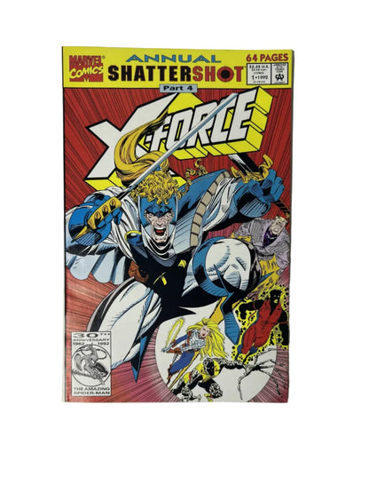 X-Force Annual #1 — Marvel Comics 1992, Shattershot Part 4 — 64 Pages (Single Issue)