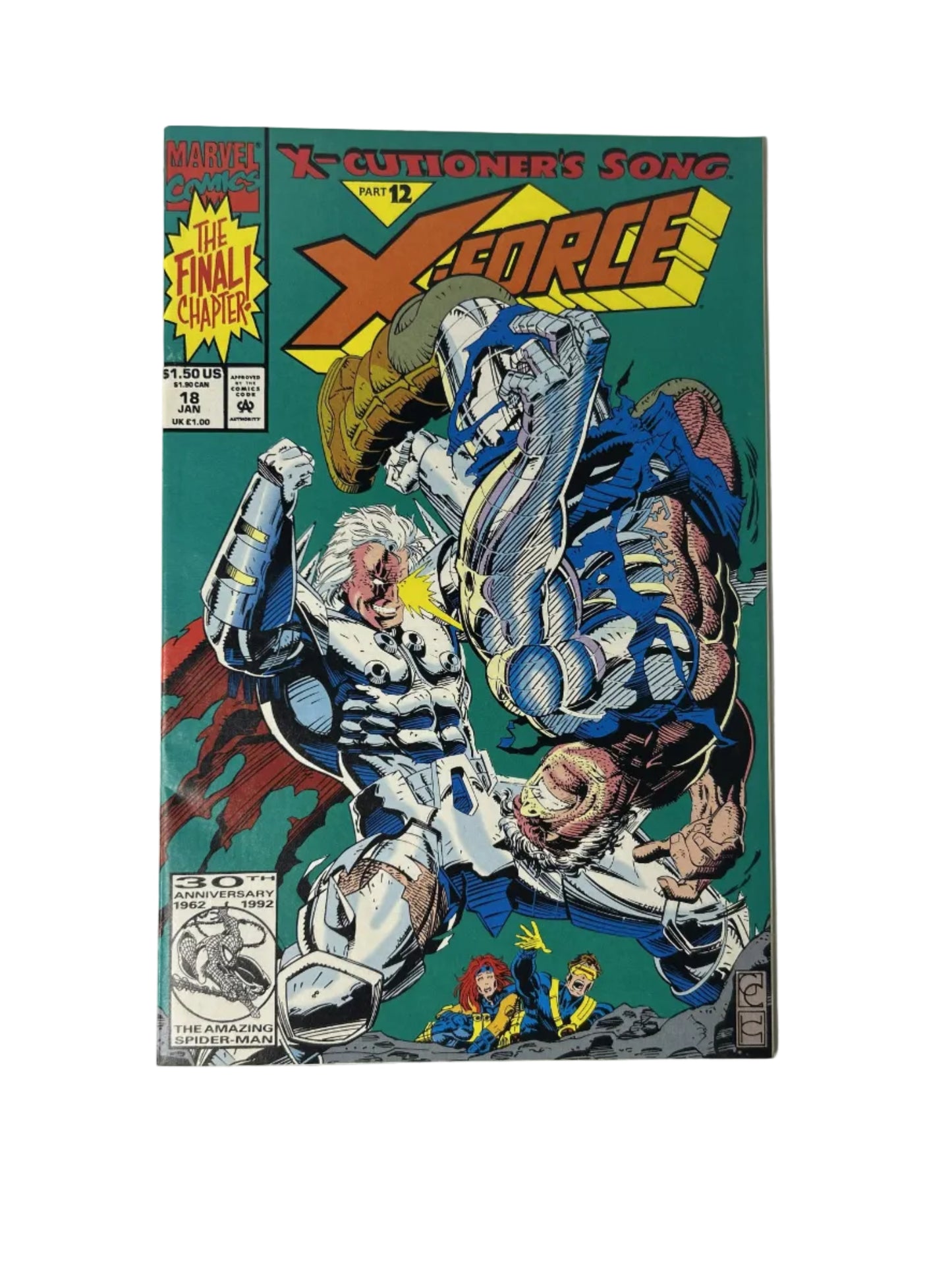 X-Force #18 — Marvel Comics Jan 1993, X-Cutioner's Song Part 12: The Final Chapter — Newsstand Edition (Single Issue)