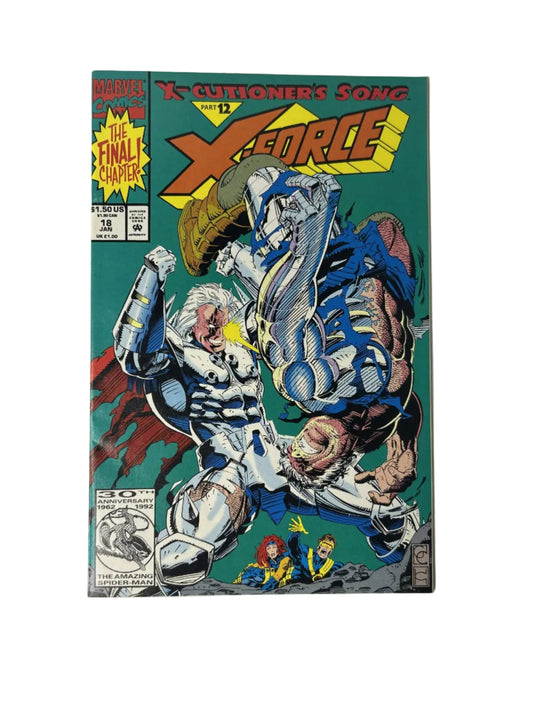 X-Force #18 — Marvel Comics Jan 1993, X-Cutioner's Song Part 12: The Final Chapter — Newsstand Edition (Single Issue)