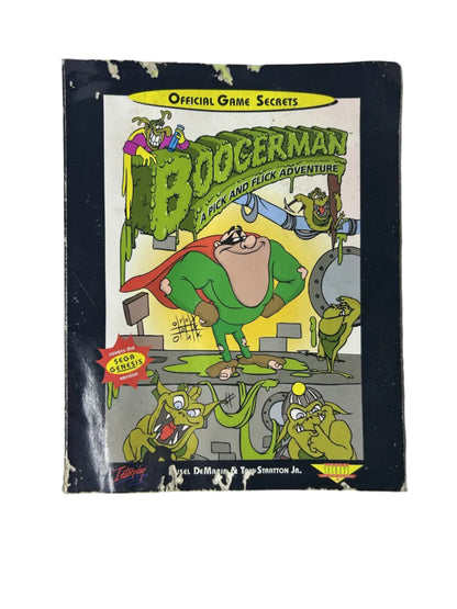 Boogerman: A Pick and Flick Adventure — Official Game Secrets Strategy Guide — Sega Genesis (1994)