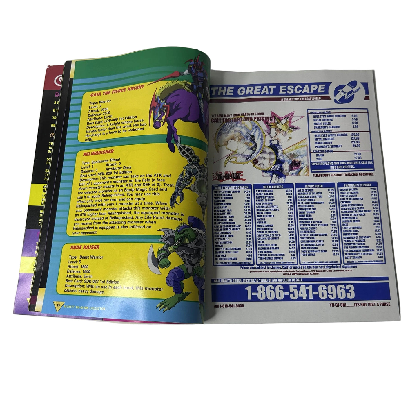 Beckett Yu-Gi-Oh! Collector Magazine – Collector's Edition Issue #5 (April/May 2005)