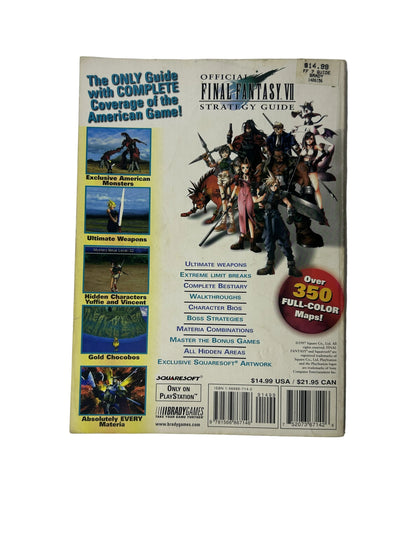 Official Final Fantasy VII Strategy Guide – BradyGames (Squaresoft / PlayStation)