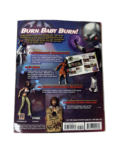 Destroy All Humans! Path of the Furon Official Strategy Guide – BradyGames (Tim Bogenn / THQ / Xbox 360)