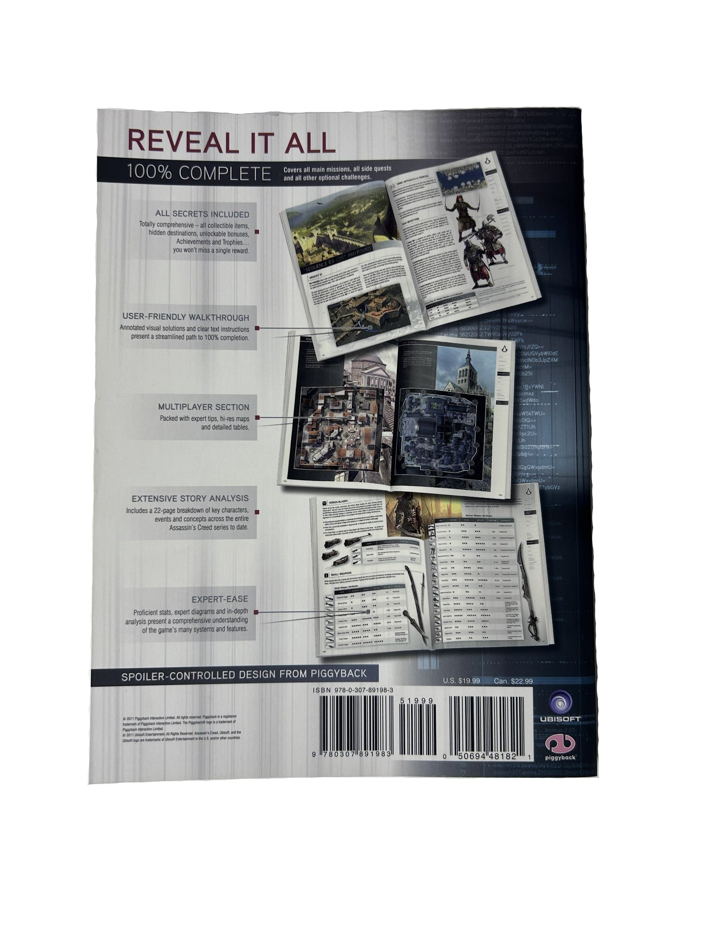 Assassin's Creed Revelations: The Complete Official Guide – Piggyback / Ubisoft