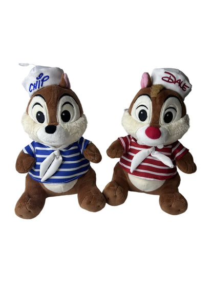 Chip & Dale Disney Cruise Line Sailor Plush Set – Disney Cruise Line Exclusive (~10" each)