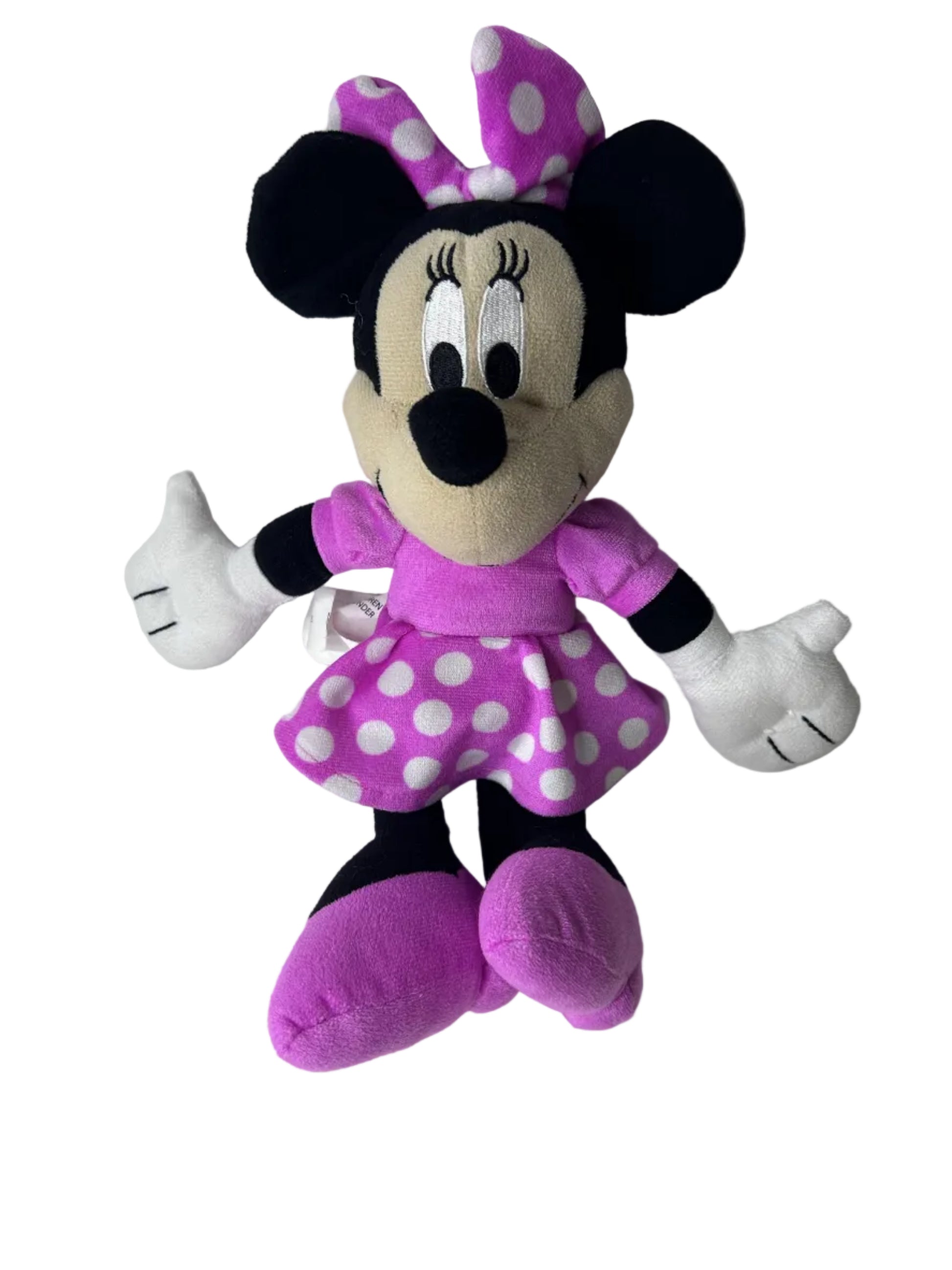 Minnie Mouse Disney Plush – Purple Polka Dot Dress 2016 Official Licensed ~12