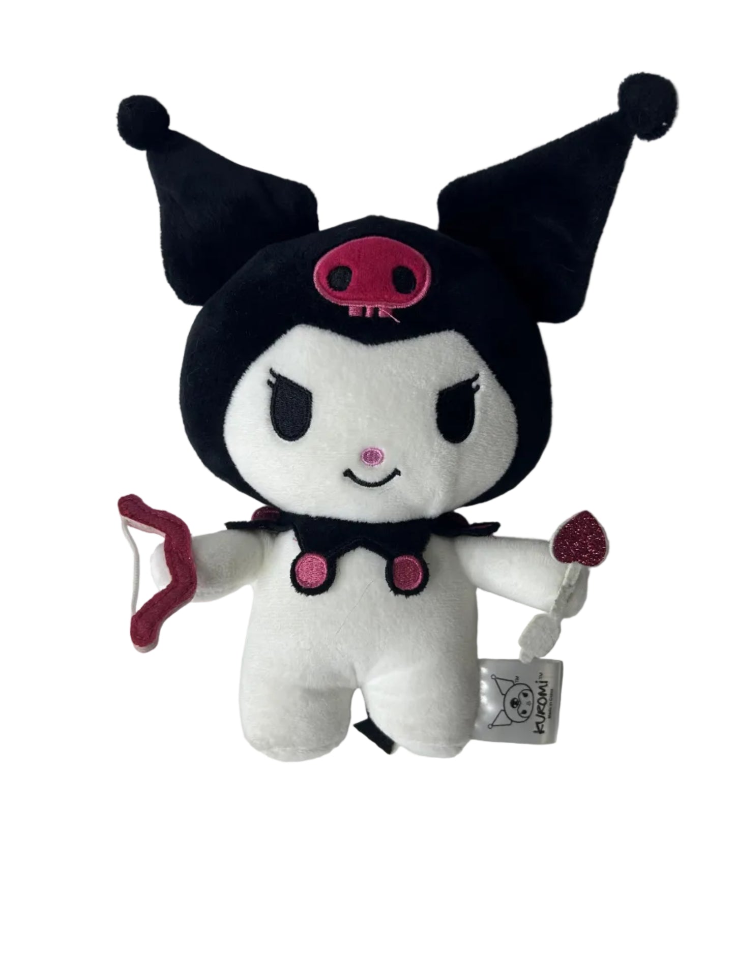 Kuromi Cupid Valentine’s Plush – Official Sanrio Kuromi™ Licensed Release (~10")