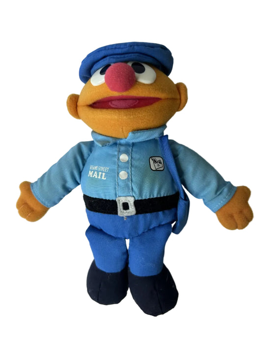 Ernie Mail Carrier Sesame Street Plush – Sesame Workshop 2002 Official Licensed Release (~12")