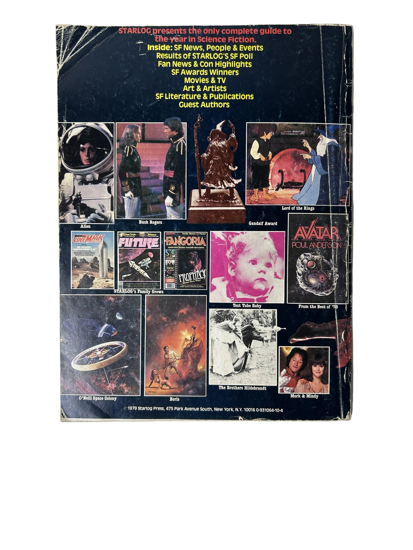 Starlog's Science Fiction Yearbook Vol. 1 – 1979 (Harlan Ellison, Frazetta, Boris, 1st Annual SF Poll)