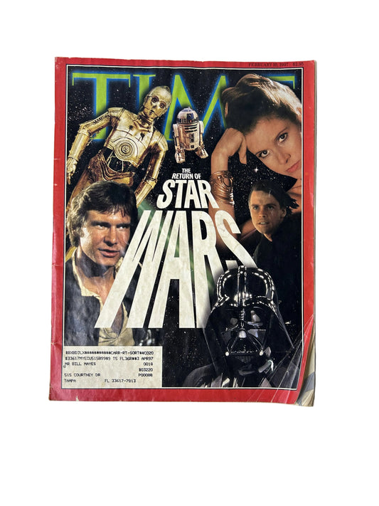 TIME Magazine – February 10, 1997 “The Return of Star Wars” Special Edition Cover (Harrison Ford, Carrie Fisher, Mark Hamill)