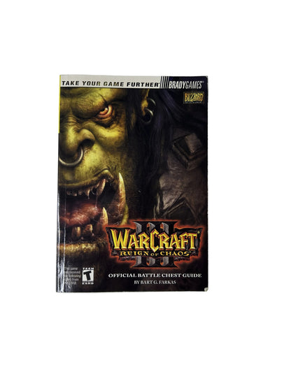 Warcraft III Reign of Chaos Official Battle Chest Guide – BradyGames / Blizzard 2003 (Not for Resale, Bundle Exclusive)