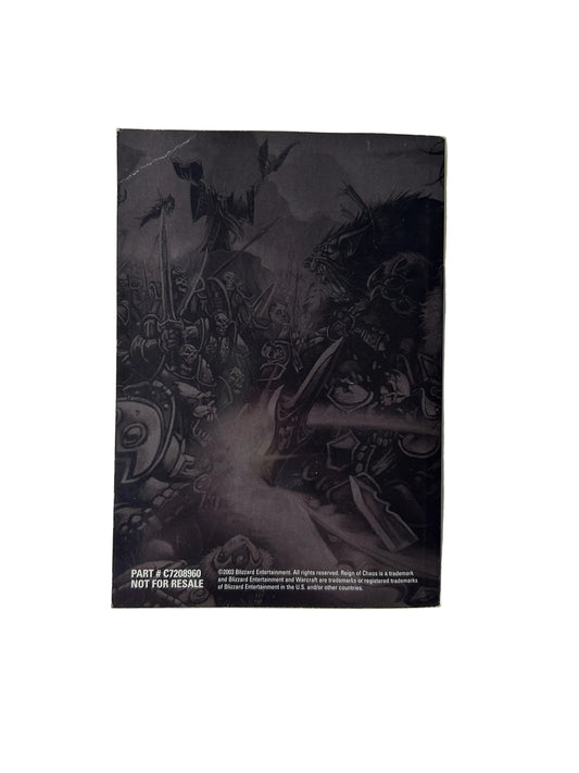Warcraft III Reign of Chaos Official Battle Chest Guide – BradyGames / Blizzard 2003 (Not for Resale, Bundle Exclusive)