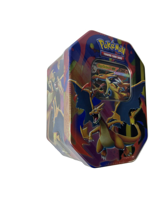 Pokémon TCG Mega Charizard Y ex Tin – Factory Sealed (4 Booster Packs + Promo Card, 2026)