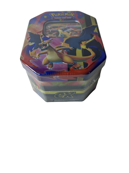 Pokémon TCG Mega Charizard Y ex Tin – Factory Sealed (4 Booster Packs + Promo Card, 2026)