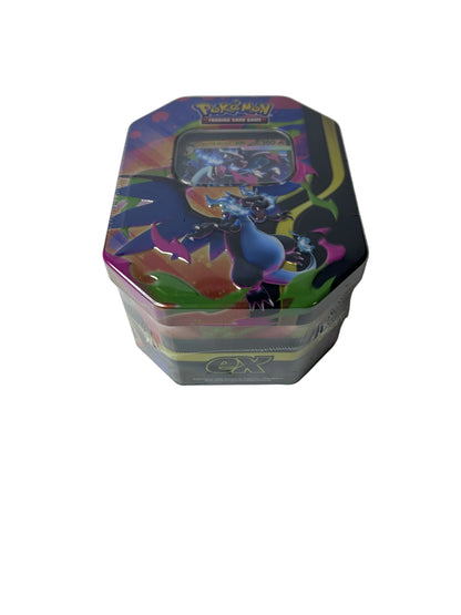 Pokémon TCG Mega Charizard X ex Tin – Factory Sealed (4 Booster Packs + Promo Card, 2026)
