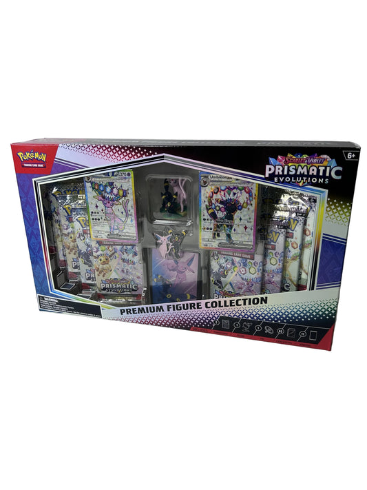 Pokémon TCG Scarlet & Violet Prismatic Evolutions Premium Figure Collection – Factory Sealed (Espeon & Umbreon Stellar Tera ex)