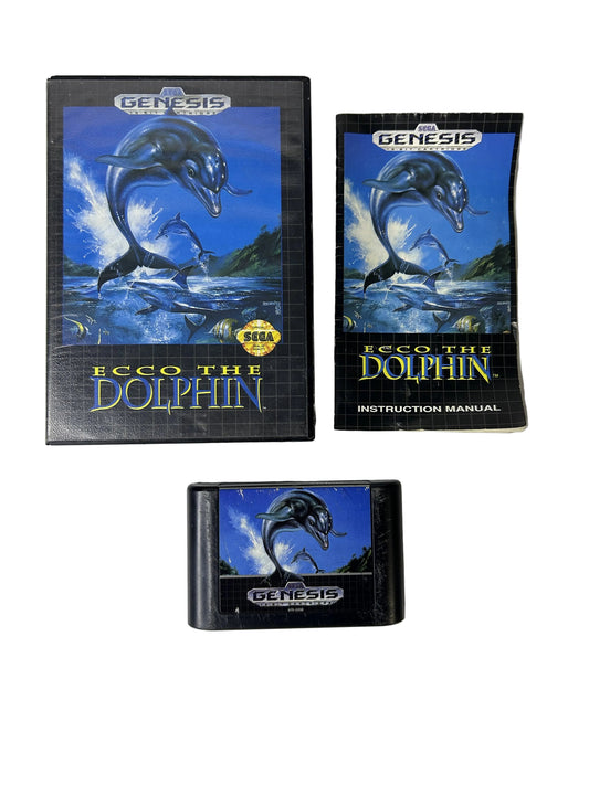 Ecco the Dolphin – CIB / Sega Genesis / 1992 Sega Action-Adventure