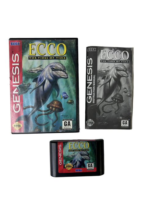 Ecco: The Tides of Time – CIB / Sega Genesis / 1994 Sega Action-Adventure