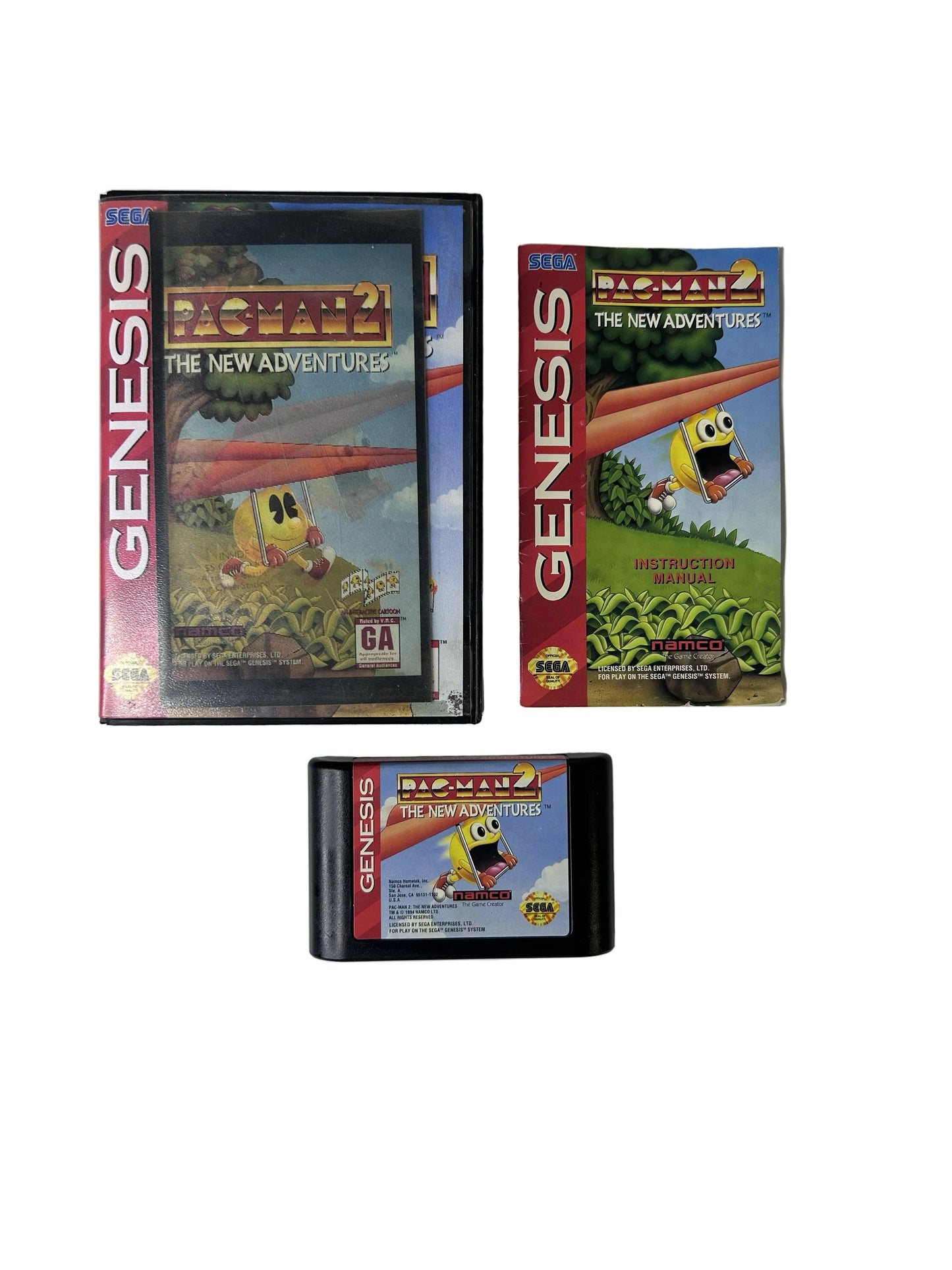 Pac-Man 2: The New Adventures – CIB / Sega Genesis / 1994 Namco Interactive Cartoon Adventure
