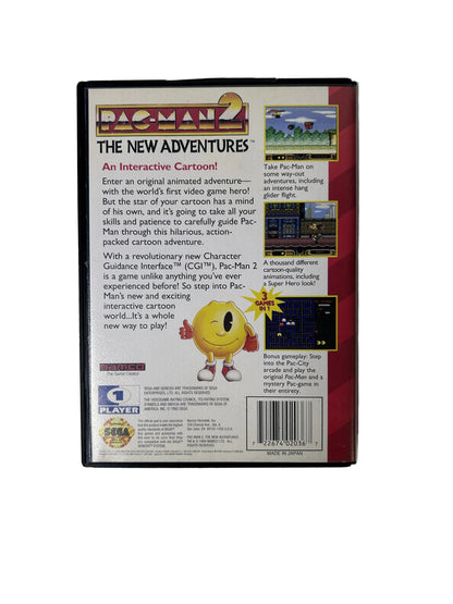 Pac-Man 2: The New Adventures – CIB / Sega Genesis / 1994 Namco Interactive Cartoon Adventure