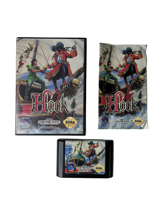 Hook – CIB / Sega Genesis / 1992 Sony Imagesoft Action Platformer | Based on the TriStar Film