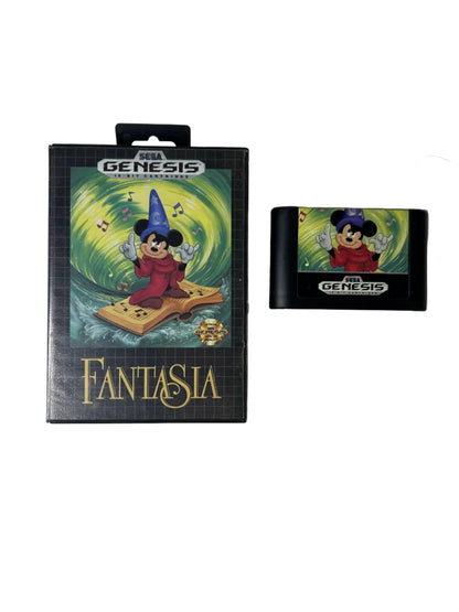 Fantasia – Cart + Case / Sega Genesis / 1991 Sega Disney Action Platformer