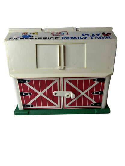 Fisher-Price Play Family Farm #915 – Little People Barn Playset w/ Figures & Animals, 1967 Vintage