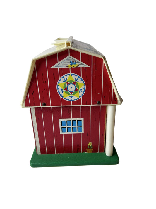 Fisher-Price Play Family Farm #915 – Little People Barn Playset w/ Figures & Animals, 1967 Vintage