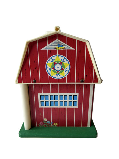 Fisher-Price Play Family Farm #915 – Little People Barn Playset w/ Figures & Animals, 1967 Vintage