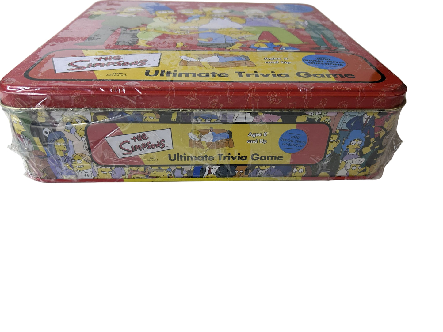 The Simpsons Ultimate Trivia Game – Cardinal Industries Collector Tin, 2002 NIB