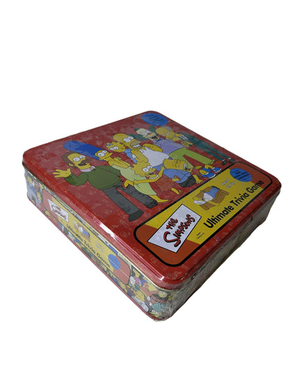 The Simpsons Ultimate Trivia Game – Cardinal Industries Collector Tin, 2002 NIB