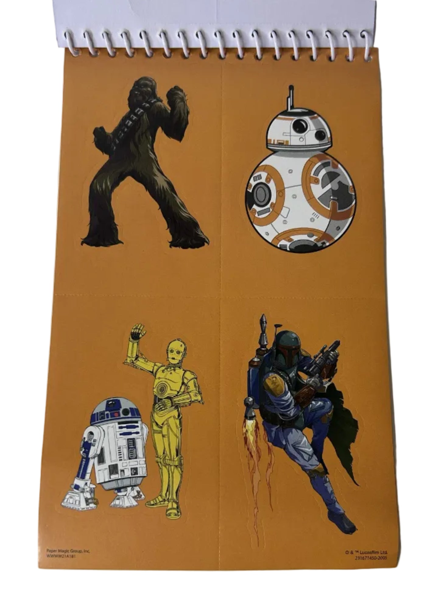Star Wars Tear & Share Sticker Book – Stickeriffic | Disney Lucasfilm circa 2017 | 88 Stickers
