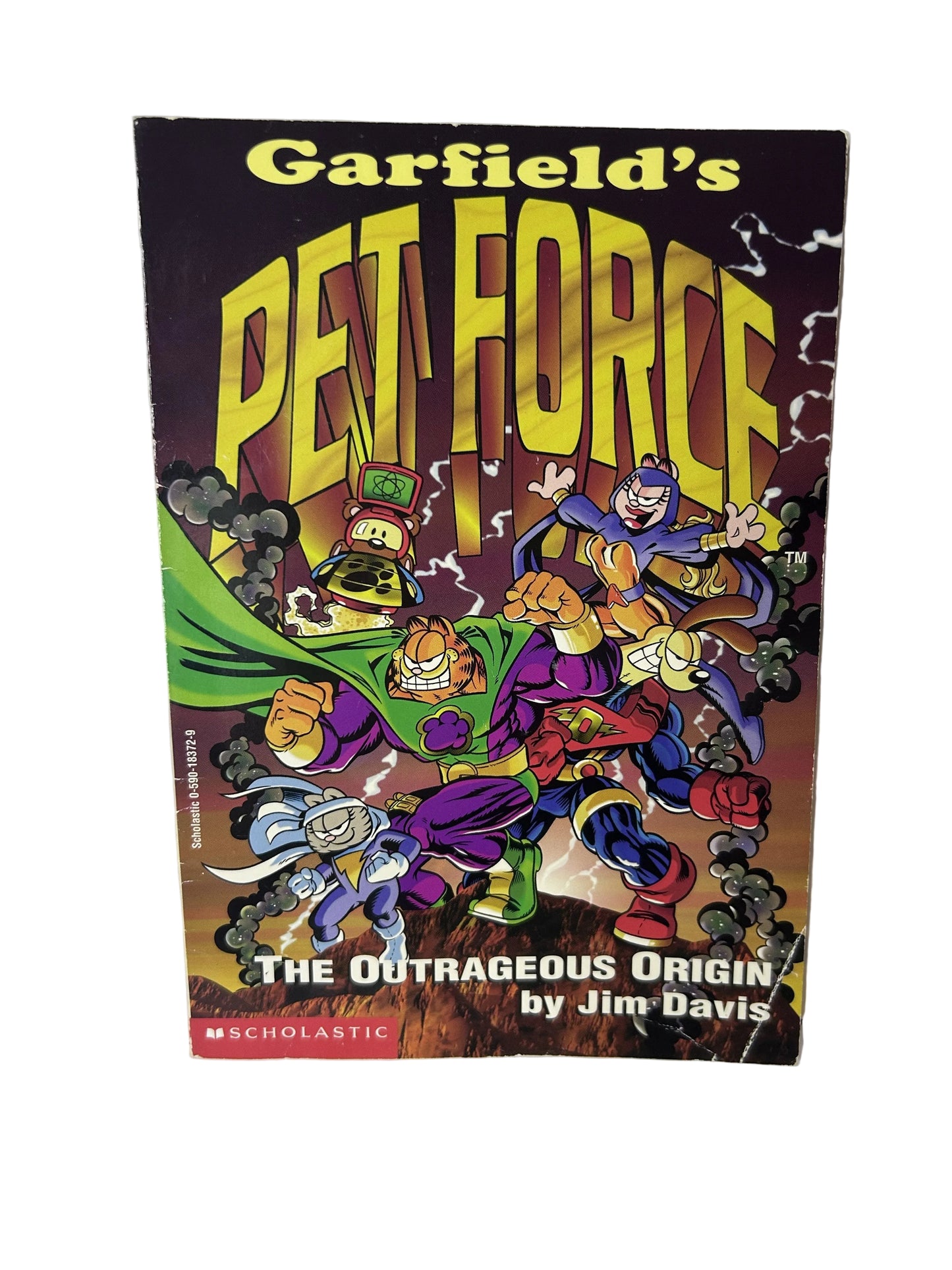 Garfield's Pet Force: The Outrageous Origin – Jim Davis | Scholastic 1997 School Market Edition
