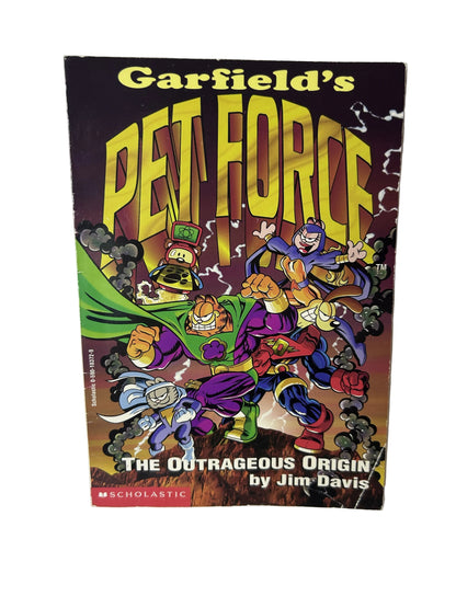Garfield's Pet Force: The Outrageous Origin – Jim Davis | Scholastic 1997 School Market Edition