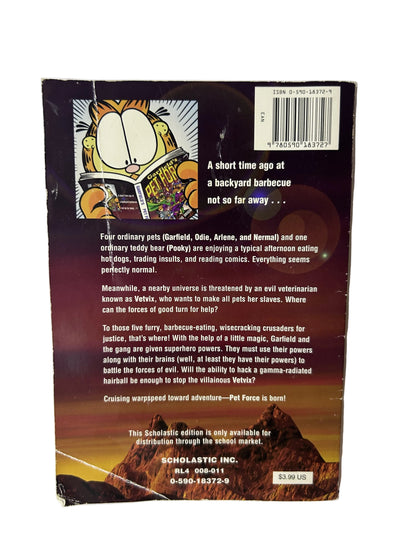 Garfield's Pet Force: The Outrageous Origin – Jim Davis | Scholastic 1997 School Market Edition