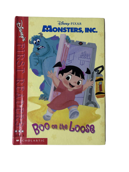 Disney Pixar Monsters Inc.: Boo on the Loose – Disney's First Readers Level 3 | Scholastic 2002 Hardcover