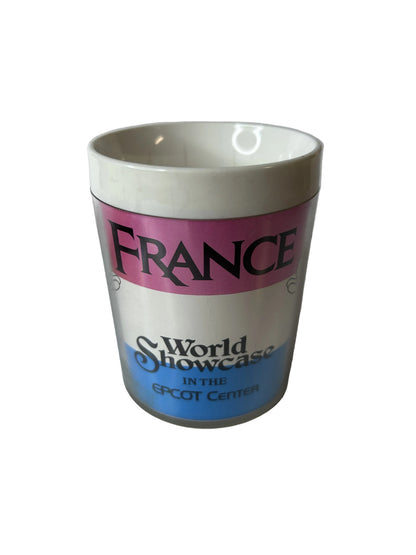 Mickey Mouse EPCOT France World Showcase Ceramic Mug – Staffordshire Tableware England | Walt Disney Productions circa 1984 Vintage